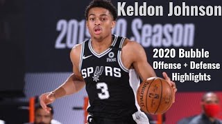 Keldon Johnson  San Antonio Spurs  2020 Orlando Restart  OffenseDefense Highlights [upl. by Norling]