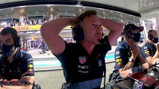 Christian Horners reaction to the new world champion Max Verstappen HD [upl. by Ramso224]