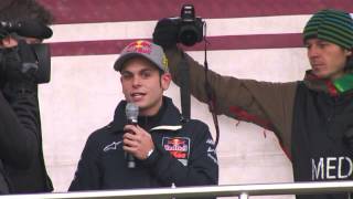 Sandro Cortese Moto3 Weltmeister  Empfang in Berkheim 17112012 [upl. by Balduin]