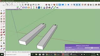 SketchUp MS Physics Slider and Piston [upl. by Catima]