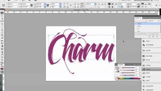 3D Typography Effect in InDesign [upl. by Hannis336]