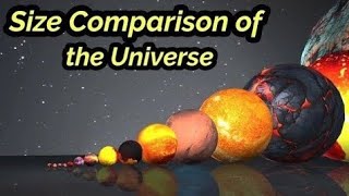 Size comparison of the universe [upl. by Christa544]