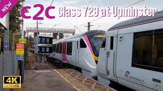 C2C Class 720 departs from Upminster 10th October 2023 [upl. by Maximilian]