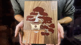 Steel Marquetry Heres How  Laser Cut Art  Respect For The Aged 敬老 [upl. by Oruhtra]