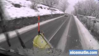 La neige sinstalle dans le moyenpays niçois [upl. by Raquel]