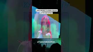 Karol G le envia indirecta fuerte en concierto a Yailin 😨😱🥵 shorts [upl. by Appilihp185]