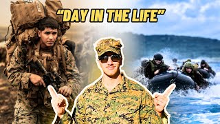 Day In The Life of an INFANTRY MARINE [upl. by Marte461]