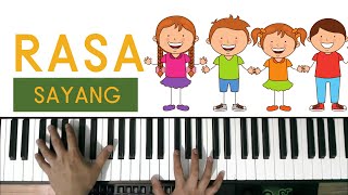 RASA SAYANG  Minus oneInstrumental with Lyrics Malaysian Folk Song [upl. by Aimo984]