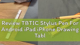 Review TBTIC Stylus Pen For Android iPad iPhone Drawing Tablet Capacitive Touch Screen Pencil [upl. by Leona]