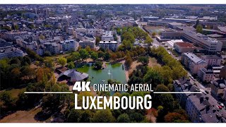 LUXEMBOURG by Drone 4K 🇱🇺  LUXEMBURG Ultra HD Lëtzebuerg [upl. by Hgiel531]