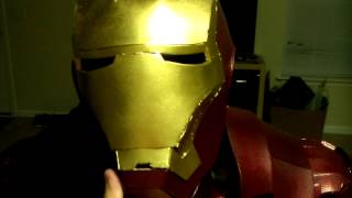 Iron Man Suit Mark 6 Pepakura foam [upl. by Annanhoj]