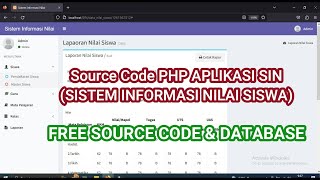 Source Code Aplikasi Pengelolaan Nilai Siswa Online CodeIgniter  Raport Online  Sistem Nilai Siswa [upl. by Terris595]