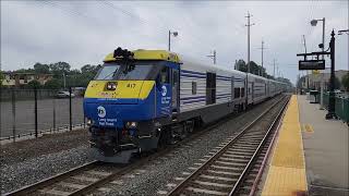 Cloudy Saturday Afternoon LIRR Montauk Brach Trains  Islip NY  August 17 2024 [upl. by Eenor]