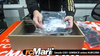 rcMart  Gmade 110 GS01 Sawback Full Time 4WD EP Crawler Car Kit GM52000 Unbox [upl. by Mw714]