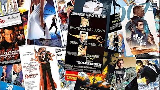 Complete Ranking of the James Bond Movies [upl. by Rosner257]