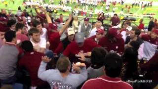 Jim Ross calls the Alabama fan body splash [upl. by Melac]