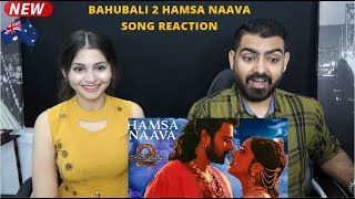 BAHUBALI 2 HAMSA NAAVA Full Video Song Reaction  Baahubali 2 Telugu Song Review  Prabhas  Anushka [upl. by Codd835]