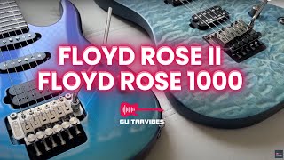 FALANDO UM POUCO SOBRE A FLOYD ROSE II E FLOYD ROSE 1000  Especificações e diferenças [upl. by Alvina]