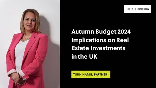 Podcast Video  Autumn Budget 2024 Implications on Real Estate Investments in the UK Turkish [upl. by Hofstetter]