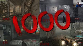 I Survived To Round 1000 On Every WaW Zombies Map [upl. by Elo]