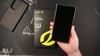 Easy Screen Protector Installation For Galaxy S24 Ultra  WSKEN Privacy Screen Protector [upl. by Ferna]