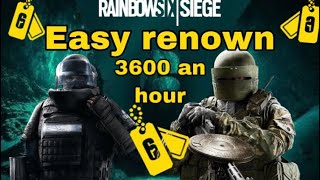 The easiest way to get renown in R6 Rainbow Six Siege [upl. by Llednav]