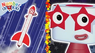 🔭Fun Math Space Adventures 👩‍🚀  STEM  Learn to count  Numberblocks [upl. by Vernon]