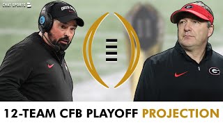 202425 College Football Playoff Projecting The 1st 12Team Playoff Ft Georgia Ohio State Oregon [upl. by Amikahs446]