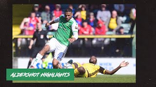 HIGHLIGHTS  Yeovil Town 02 Aldershot [upl. by Llieno]