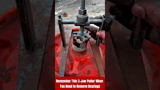 Remember This 3Jaw Puller When You Need to Remove Bearings Easily and Quickly tool diy [upl. by Sillek299]