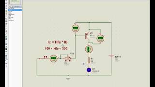 PNP Transistor Bipolaire BC177  Bloqué  Passant  Saturé [upl. by Anaillil]