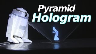 Pyramid Hologram  How to MakeHow it Works with Princess Leia Hologram [upl. by Ines]