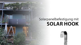 Solarpanelbefestigung mit Solar Hook [upl. by Oberstone]