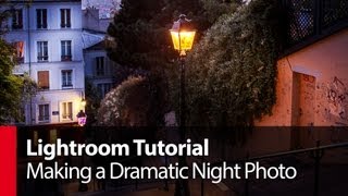 Making a Dramatic Night Photo with Lightroom 4  PLP  2 Serge Ramelli [upl. by Etiragram745]