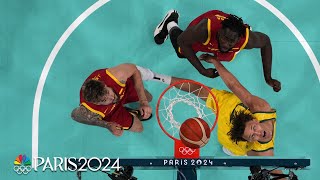 Australia makes strong statement against feisty Spain to open Games  Paris Olympics  NBC Sports [upl. by Ataner]