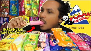 borong semua aiskrim POLAR sebab murah sangat mukbang malaysia POLAR ICECREAM [upl. by Brook]