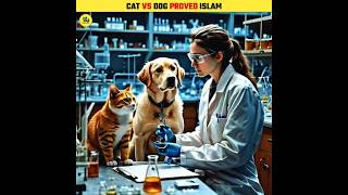 Cat vs Dog Saliva Proved Islam shorts [upl. by Marisa730]