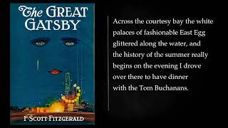 The Great Gatsby  By F Scott Fitzgerald audiobook full length [upl. by Enyak]