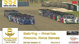 Radical Race series Season 2 Rd 3  Sebring [upl. by Hallerson]