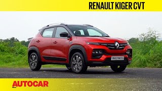 Renault Kiger CVT review  Is it the Kiger to buy  First Drive  Autocar India [upl. by Nohtan]