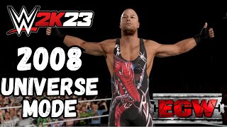 WWE Universe Mode 2008 ECW Highlights01 [upl. by Atineb91]