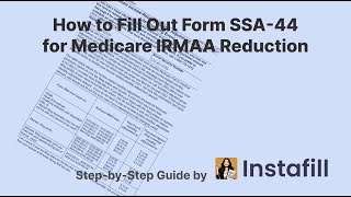 How to Fill Out Form SSA44 for Medicare IRMAA Reduction StepbyStep Guide [upl. by Ahsinid]