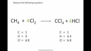 Balancing Chemical Equations  Chemistry Tutorial [upl. by Llertac]