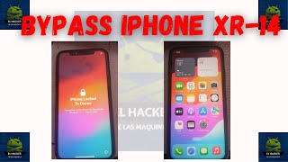 Como eliminar icloud  bypass IPHONE XR 14 [upl. by Lednic]