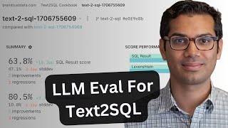 LLM Eval For Text2SQL [upl. by Nireves]