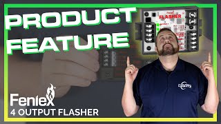 Feniex 4 Output Flasher  Product Feature [upl. by Lechar999]