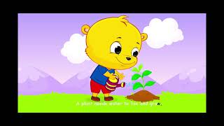 Needs of a plants song  rhymes for kids  Early learning rhymes [upl. by Artinak]