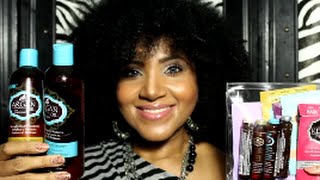 Review Hask Argan Oil from Morocco Shampoo Conditioner and Deep Condtioner [upl. by Glogau56]