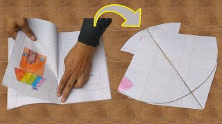 How to Make with Notebook Kite  Old Notebook se kite Banane ka Tarika  Waste Notebook Kite [upl. by Armando372]