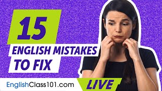 15 Common English Mistakes and how to fix them [upl. by Lasonde]